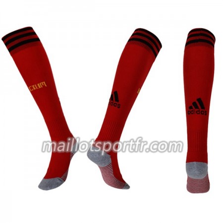 Belgique Coupe du monde 2018 Chaussettes Domicile Rouge
